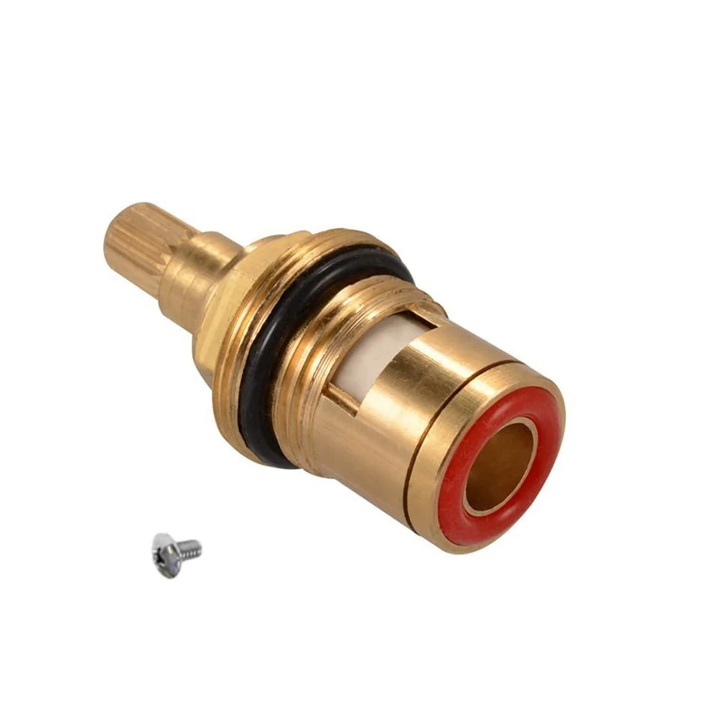 

Универсальный сменный картридж для крана 1/2 дюйма 20, латунный керамический картридж, внутренний клапан для крана для ванной комнаты, кухонный комплект