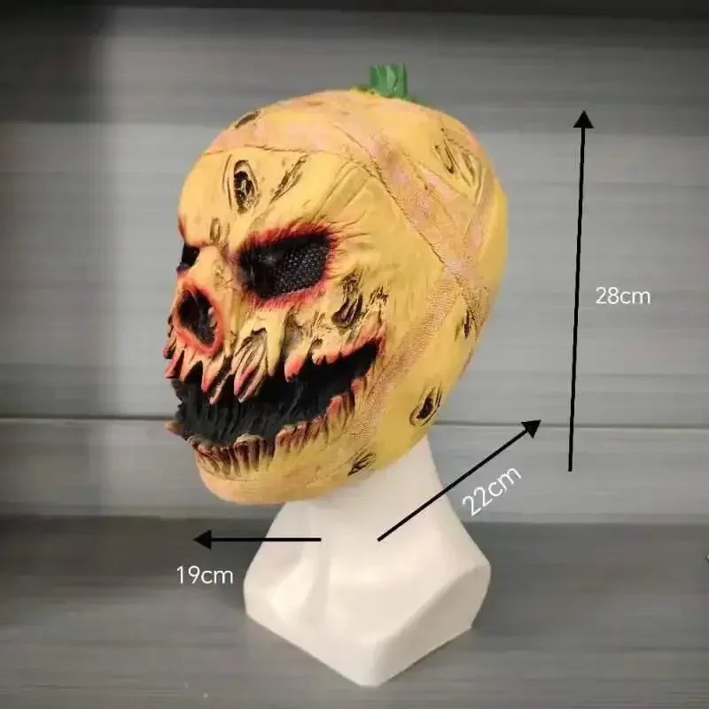 Маска тыквенного монстра для взрослых полнолицевой головной убор новинка