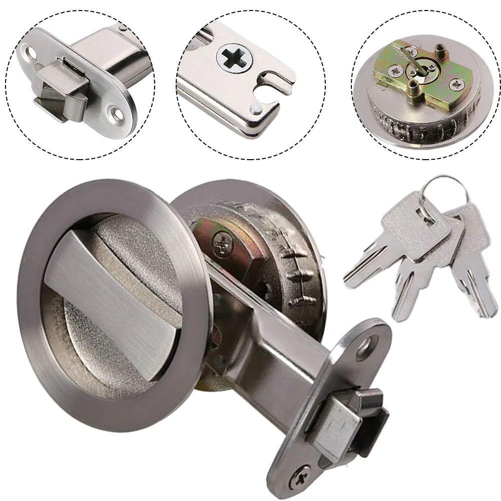 

Замок для раздвижной входной двери с отверстием диаметром 2-1/16 дюйма