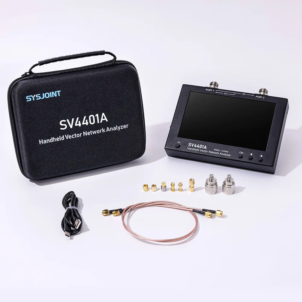 SV4401A 7-дюймовый сенсорный ЖК-дисплей 50 кГц ~ 4 ГГц Векторный анализатор сети HF VHF UHF