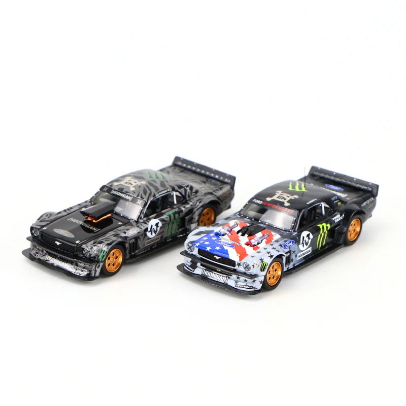 

YM Model 1:64 1965 Ford Mustang #43 Two Colors Resin Model Car Collection Of Ornaments Stock In March 2022