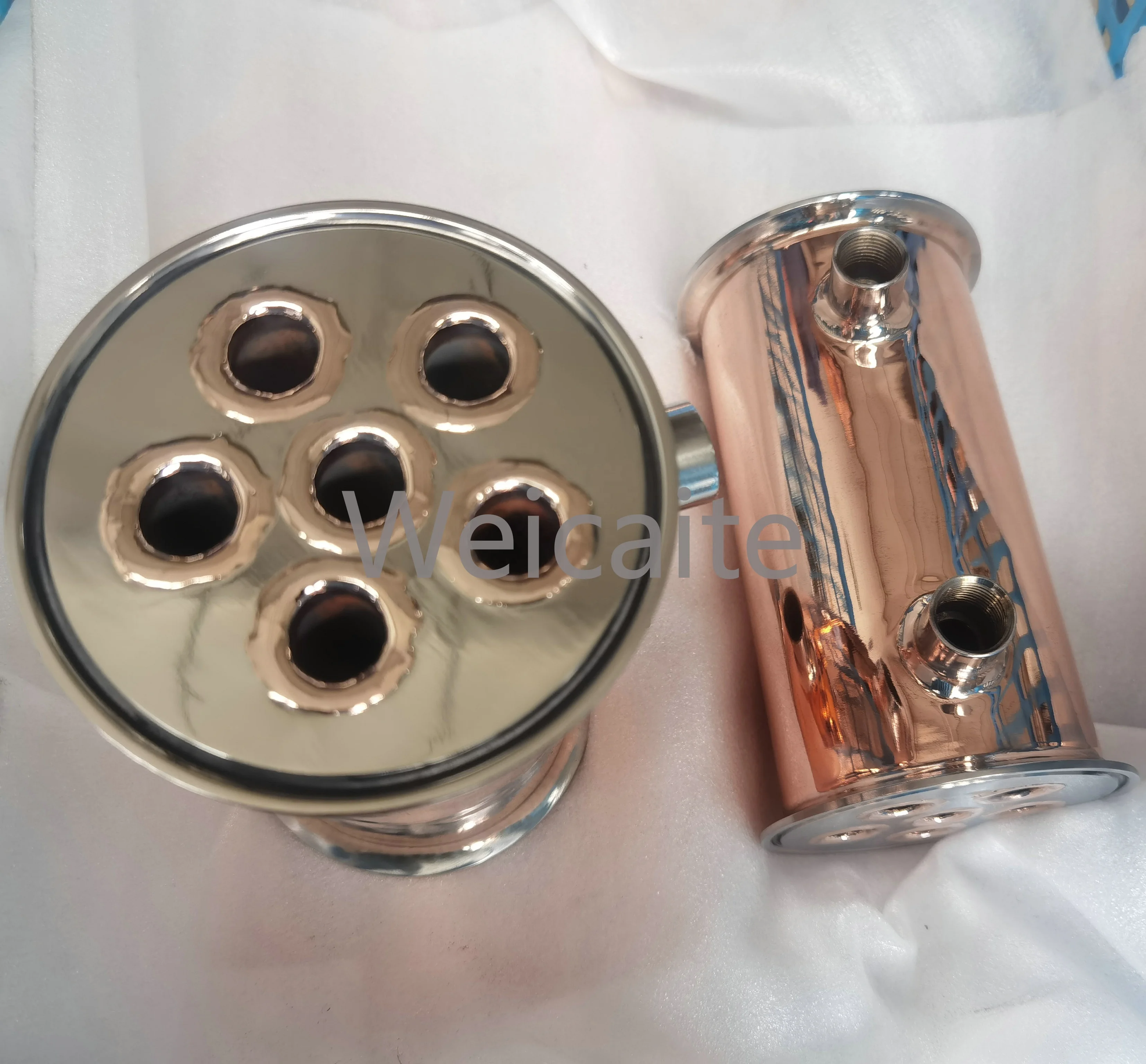 Медная трубка теплообменника из нержавеющей стали тройной зажим конденсатор