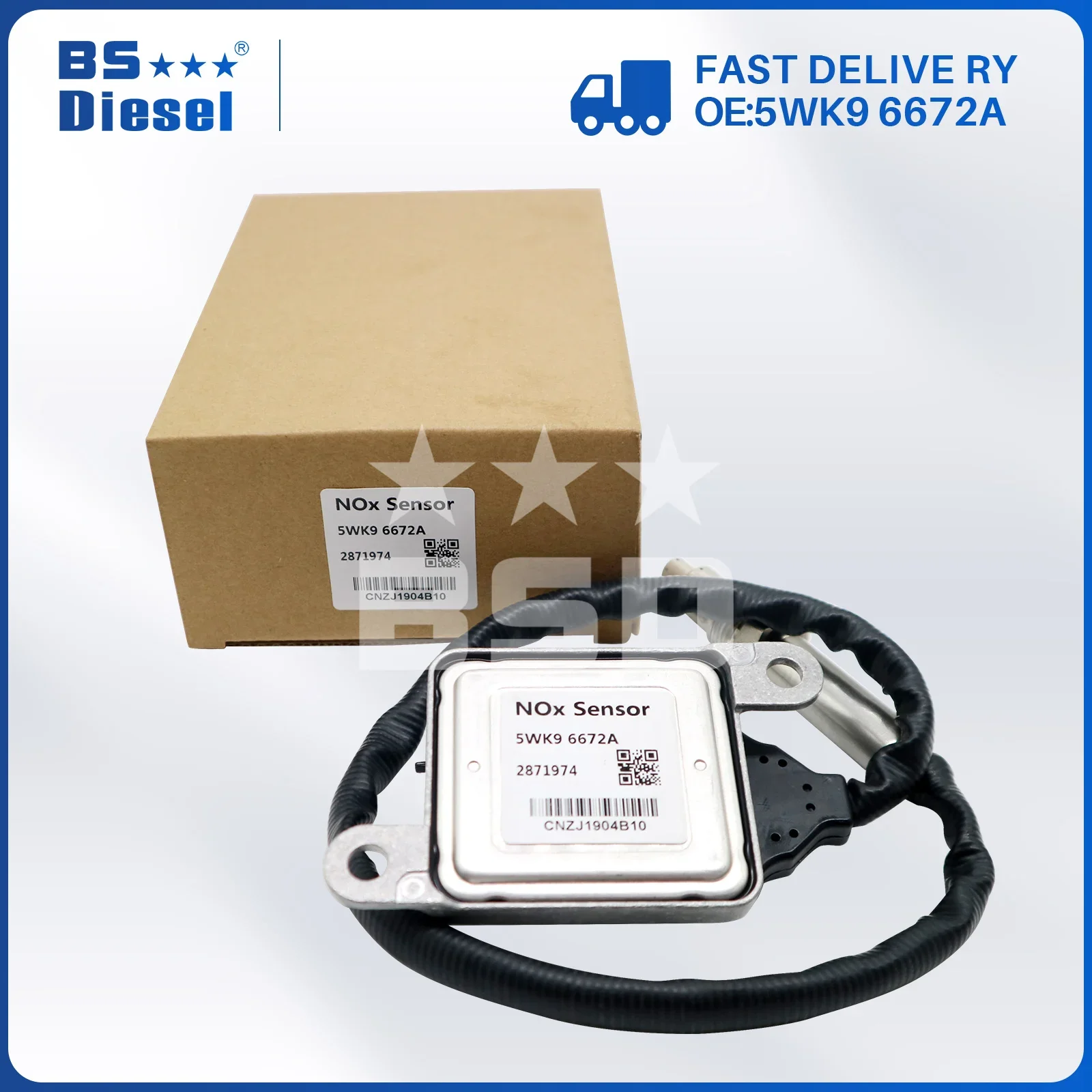 Датчик Nox 5WK9 6672A запасных частей автомобиля 2871974 2894943 кислорода азота RX 5WK96672A для