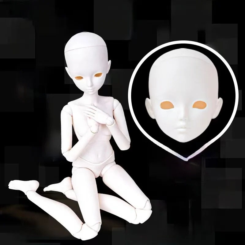 13 аксессуаров Bjd, белая кожа, 57 см, голова куклы для девочек без макияжа, голова эльфа (art.: 3920d00d80e72) - 3920d00d80e72
