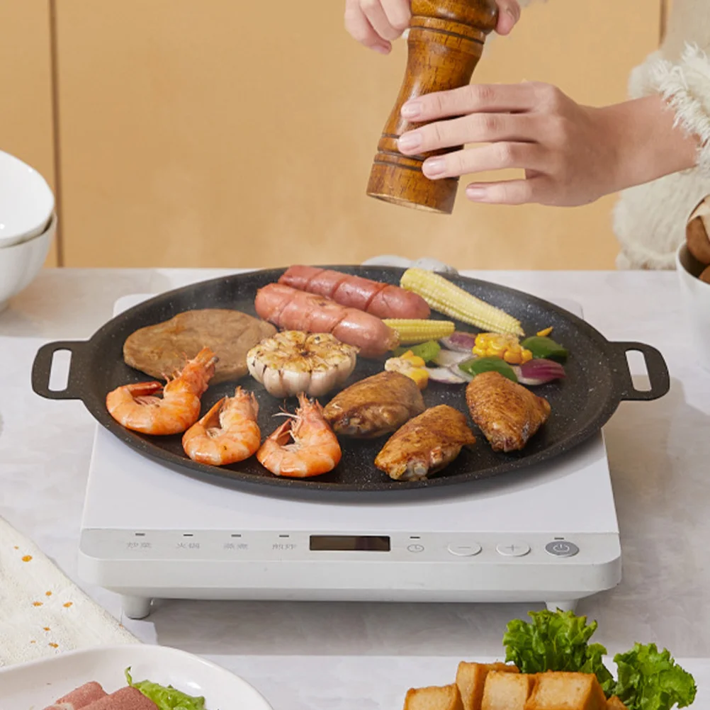 

Barbecue Pan Grill Accessory Cassette Furnace Nonstick Grill Iron Grilling Accessory