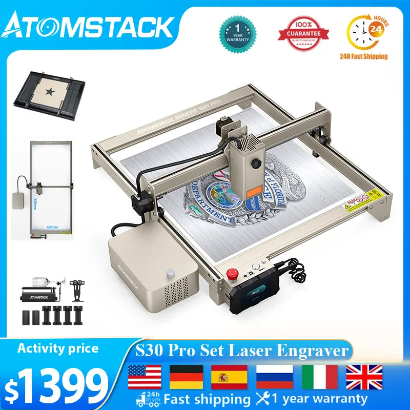 Atomstack S30 Pro Laser Engraver X30 Pro Cnc Laser Engraving Cutting