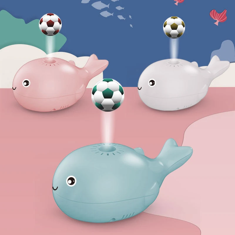 

Cute Rechargeable Magic Smart Kids Whale Toy Floating Ball USB Fan Outdoor Children Baby Handheld Air Cleaner Fan Toy