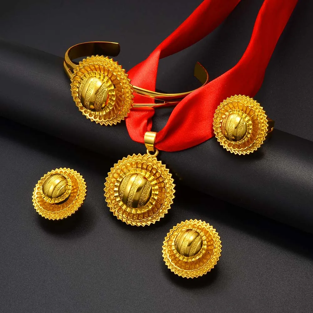 

Комплект украшений Anniyo, ожерелье, серьги, кольцо, браслет, Эфиопский Израиль, Эритрея, африканская, Саудовская Аравия, этническая Свадьба #...