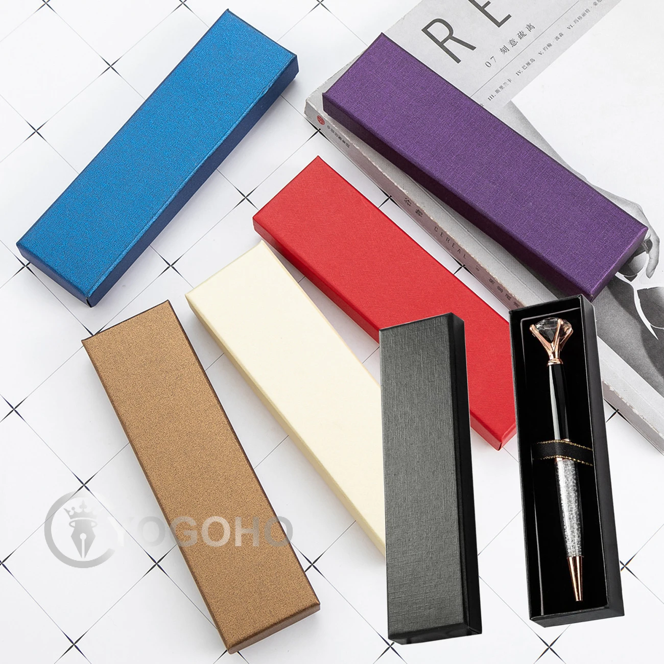 

20 шт./партия, разноцветные коробки для карандашей 17,7*5*2,3 см