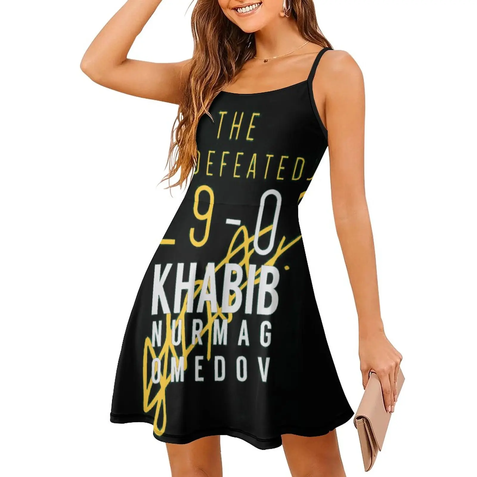 Экзотическое Khabib Nurmagomedov непобежденные стринги 29 0 Khabibg женское платье на