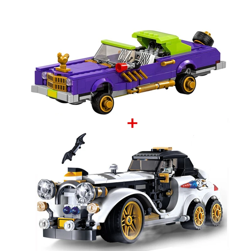 Новый конструктор Jokers знаменитость Lowrider Трансформер Автомобиля Супергерой