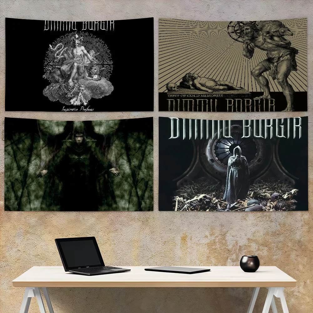 Фото Флаг группы D-Dimmu B-Borgir-ES, декоративный баннер для пикника, вечеринки, дома, кемпинга, улицы №3