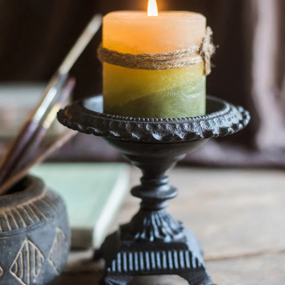 1 шт. подсвечник из чугуна |