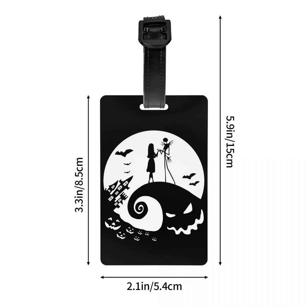 Кошмар перед Рождеством багажные бирки для чемоданов Хэллоуин фильм Джек Skullington