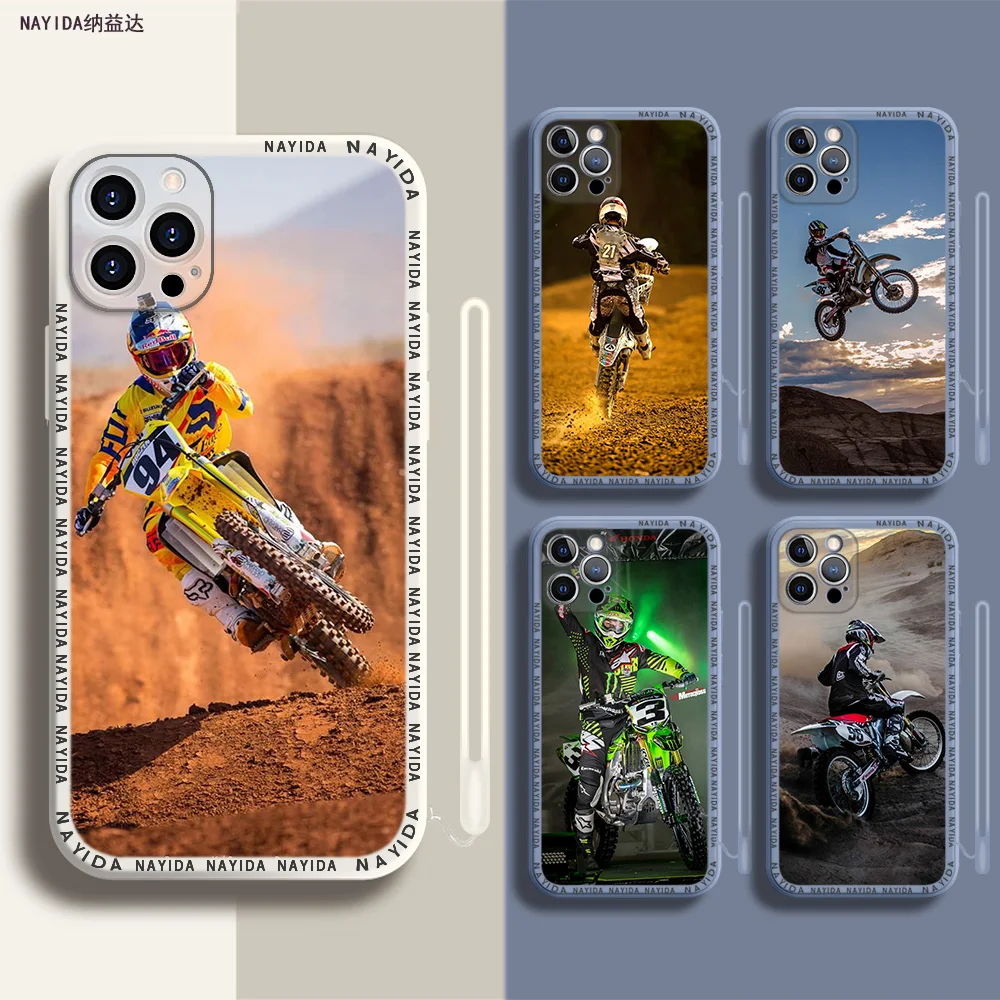 

Phone Case For iPhone 14 13 11 12 Mini Pro Max XS XR X Soft Silicone TPU Cover helmet motocross