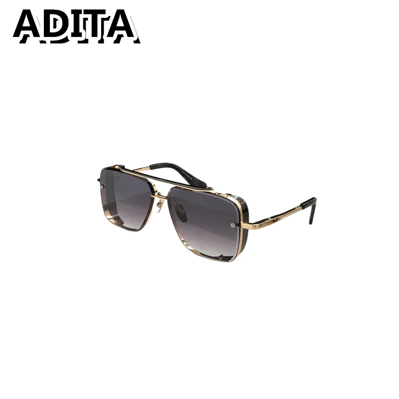 

ADITA MACH SIX LIMITED EDITION Top High Quality Sunglasses for Men Titanium Style Fashion Design Sunglasses for Women With Box