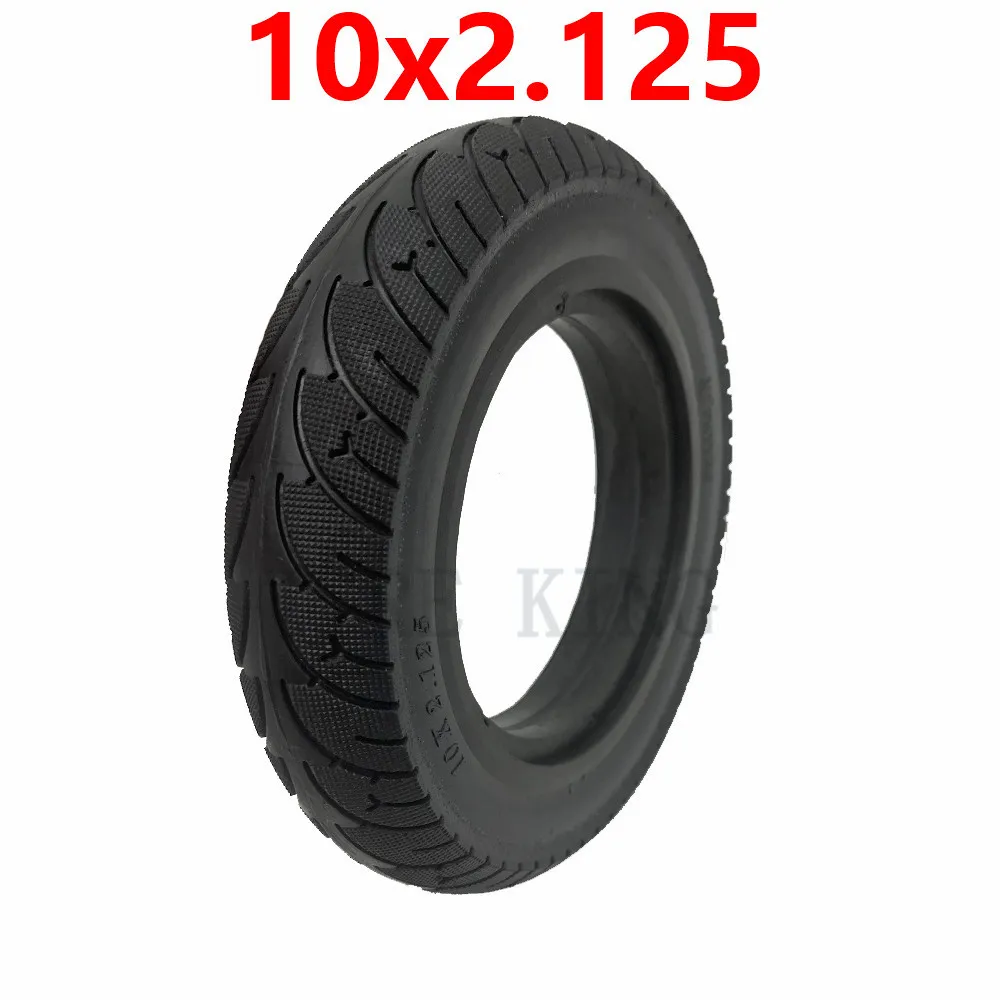 

10x2.125 Solid Tyre 10 Inch Thickened Tire 10*2.125 Non Pneumatic Tire for Electric Scooter Accessories