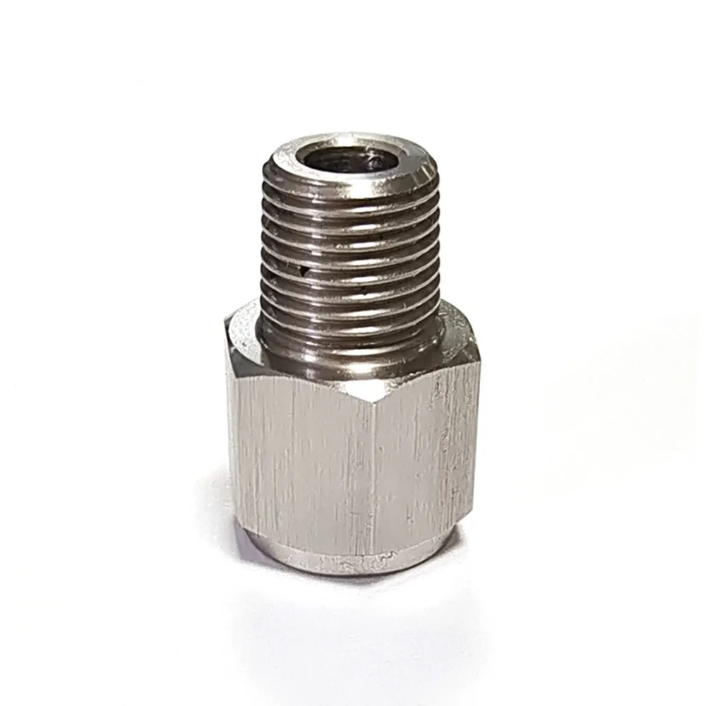 

Auto parts stainless steel oil pressure instrument adapter adapter adapter 1/8NPT to M10x1.0