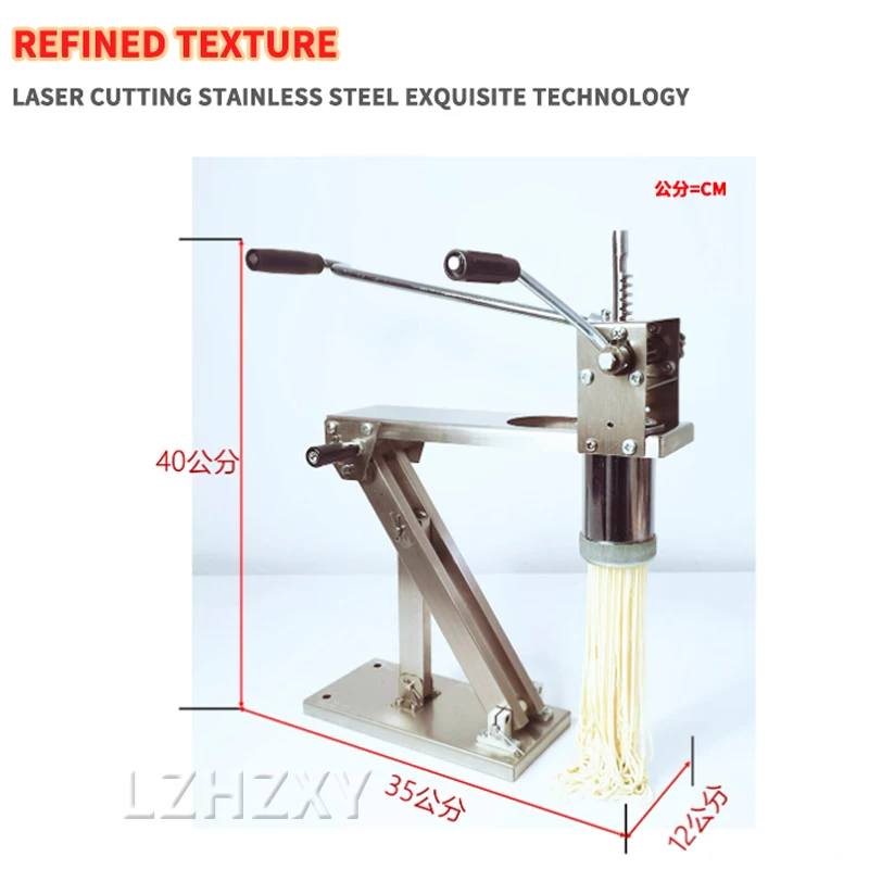 Ручная машина для изготовления лапши ручной пресс из нержавеющей стали и пасты