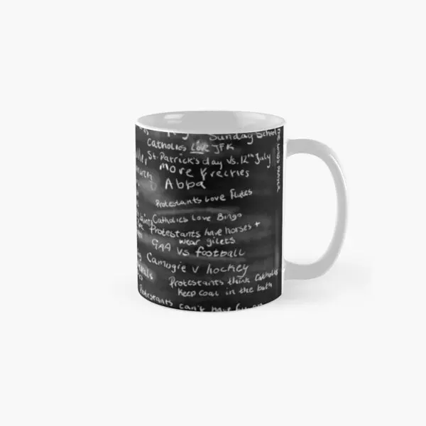

Derry Girls Catholics Vs Protestants C Mug Handle Round Printed Drinkware Gifts Simple Cup Design Image Coffee Photo Picture