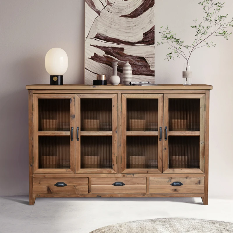 

Nordic Mid Century Sideboards Display Kitchen Coffee Bar Luxury Wood Sideboards Hotel Armario De Cocina Home Furniture MR50S