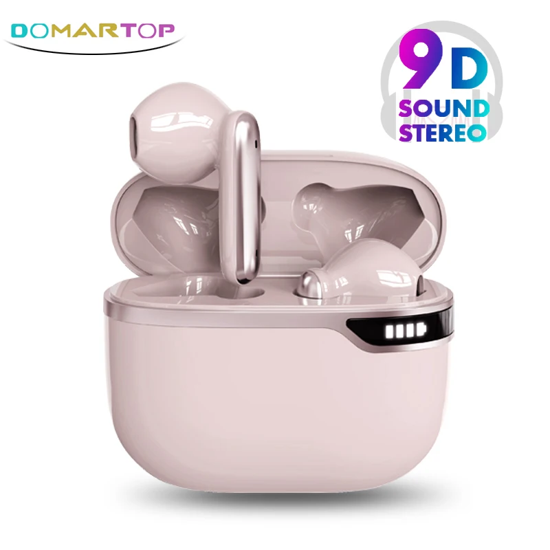 

Mini TWS Bluetooth 5.0 True Wireless Earbuds with Charging Box Waterproof Earphone Volume Control Headphone Handsfree for Sports