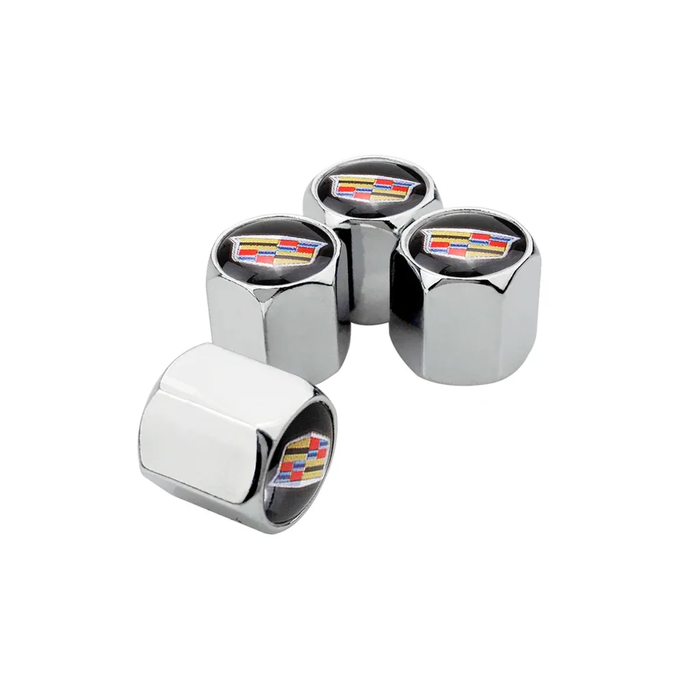 

4 шт., колпачки для клапанов шин автомобиля, защитный чехол для Cadillac Escalade Deville DTS ATS BLS CT4 CT6 CTS EXT SLR SRX XLR XT4