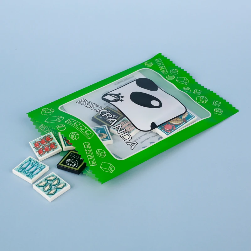 MOC супермаркет на заказ печатная плитка дверь строительные блоки корзина для