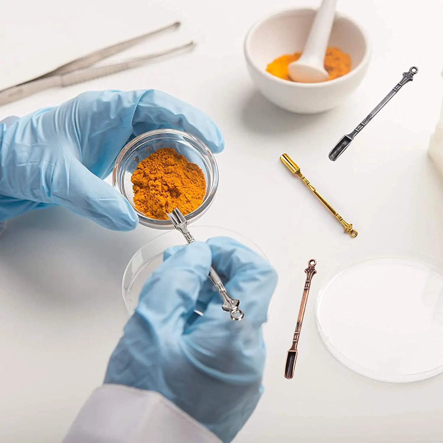 

24 шт., металлическая мини-лопата для сигарет