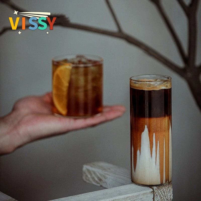 

Glass Transparent Mugs Home Bar Drinkware Couple Gifts Heat Resistant Healthy Drink Mug Coffee Glass Mug Milk Tea Coffee Cup
