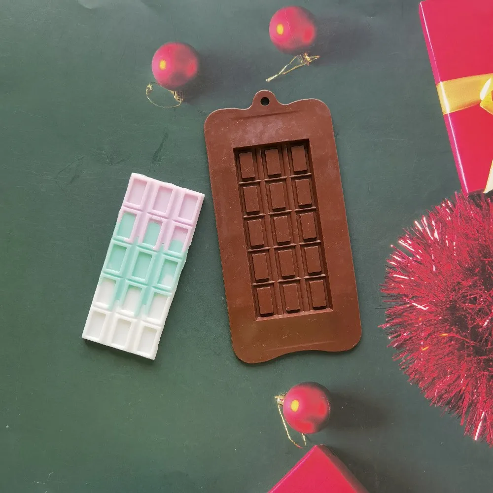 

Chocolate Cookie Molds Bakeware Biscuit Sugar Candy Cake Square Eco-Friendly Silicone DIY Food Grade 24 Cavity Kitchen Ice Block