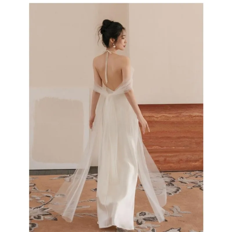 Сексуальные свадебные платья с глубоким v-образным вырезом и открытой спиной