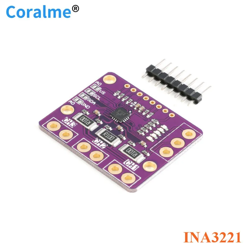 I2C SMBUS INA3221 трехканальный шунт тока питания монитор напряжения сенсорного модуля