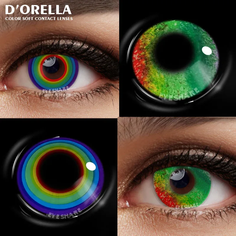 D'ORELLA цветные контактные линзы 1 пара
