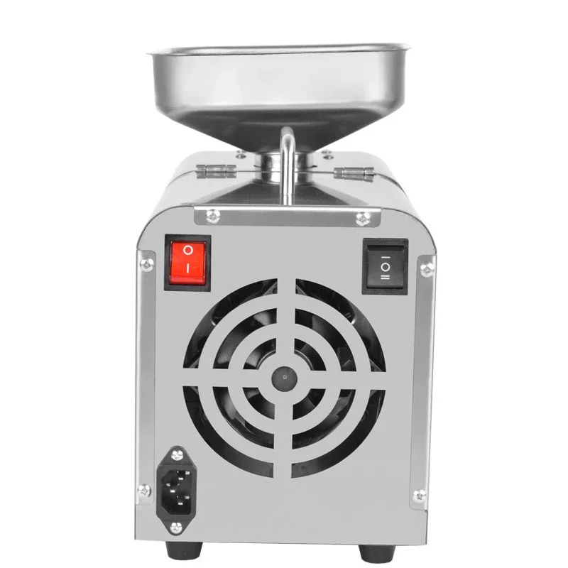 110V/220V Stainless Steel Oil Press Machine 610W Household Flaxseed Peanut Sesame Butter 3-5Kg/H