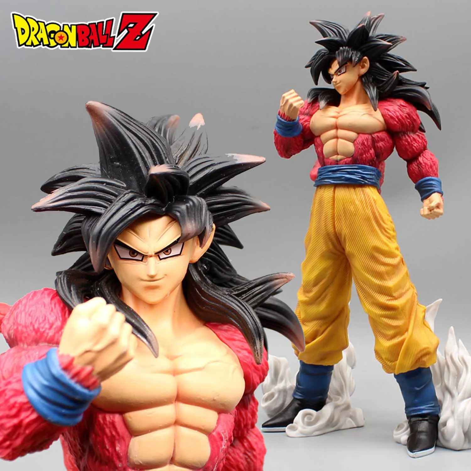 

30CM Anime Dragon Ball Z Son Goku SSJ4 Figure Super Saiyan 4 Goku Figurine PVC Action Figures Model Toy Children Friends Gifts