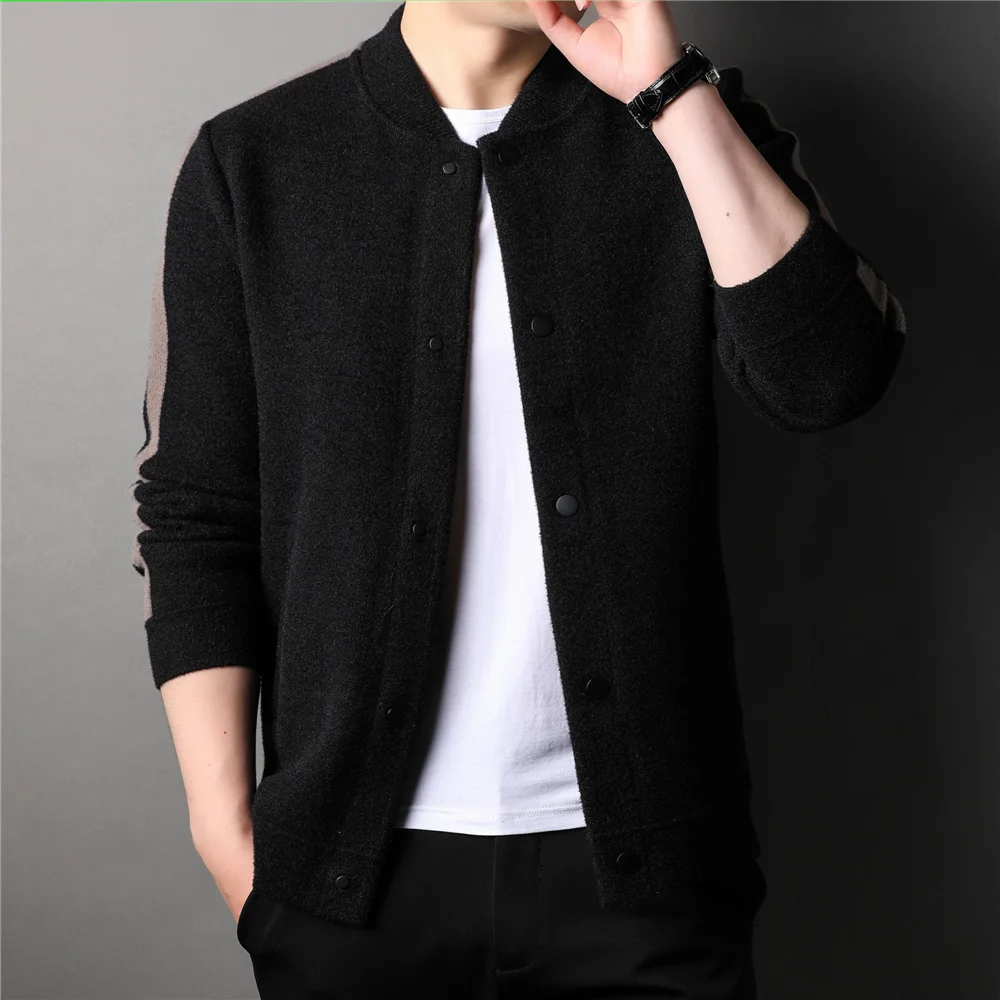 Button Brand Sweater Cardigan Men Clothing Autumn Winter New Arrival Casual Soft Thick Warm Sweater Jacket Coats Z2010