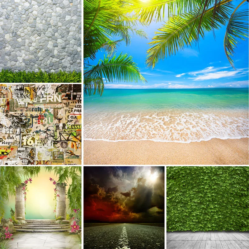 

Photorealistic Fabric Photography Backdrops Props Flower Board Landscape Children's Birthday Photo Studio Background ZHDT-23