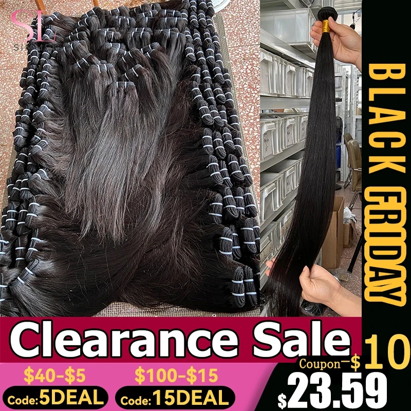 

Human Hair Bundles Brazilian Straight Human Hair Bundles 1/3/4 Pcs/Lot Sew In Hair Extensions Natural Color 8-30 inch Hair Weave