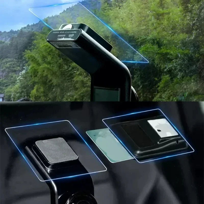 3 шт. двухсторонний клей для лобового стекла автомобиля статический прозрачный