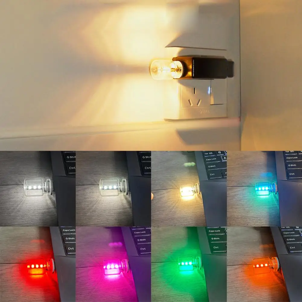 Портативная мини-лампа для чтения USB 5 В 3 светодиода