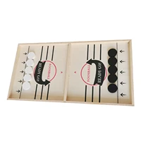 fast sling puck game paced wooden table hockey winner games interactive chess toys for adult children desktop battle board game
