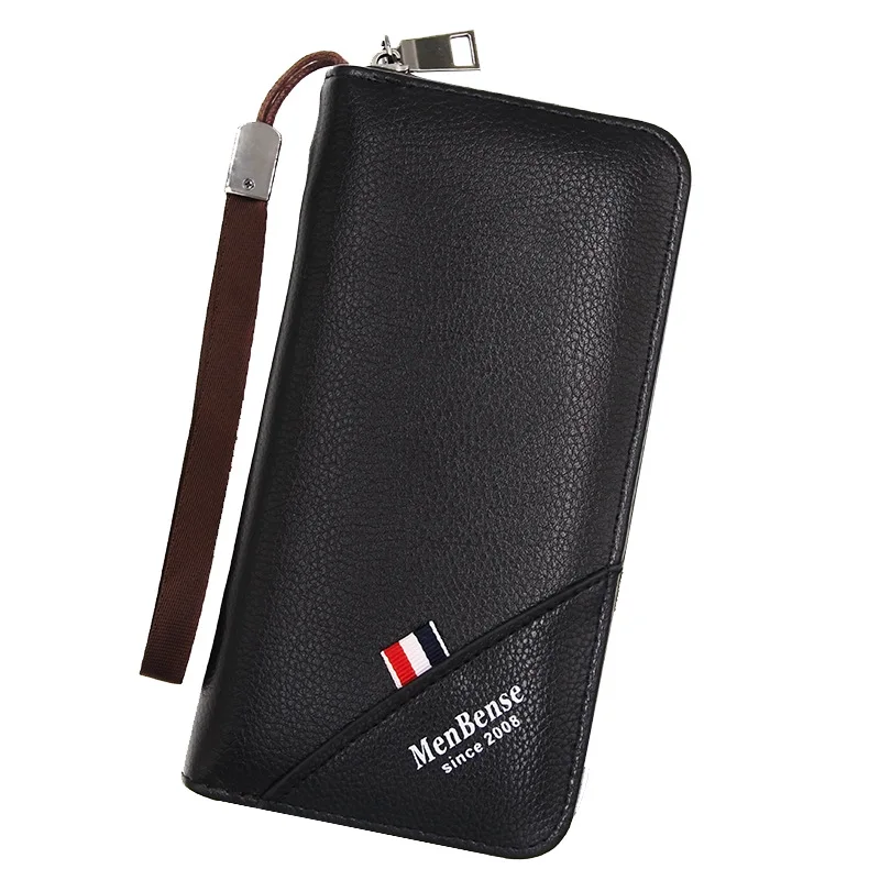 New Men's Wallet Long Large Capacity Mobile Phone Bag Wallet Fashion Business Zipper Clutch Wallet Long for Men Luxury Wallet