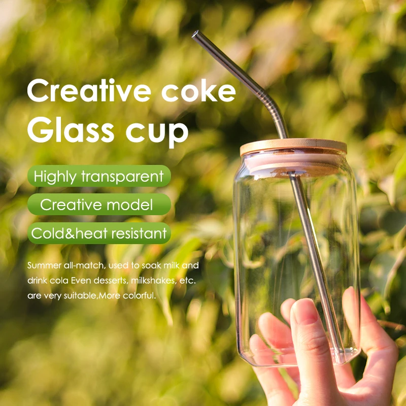 320/480 мл креативная банка для чая сока молока стеклянная чашка кофейная кружка