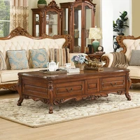 custom european living room coffee table american high end old conference table villa hotel clubhouse furniture