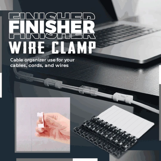 

20pcs Finisher Wire Clamp Self-Adhesive Wire Organizer Fixed Clip Wire Clip Computer Network Cable Storage Data Cable Buckle