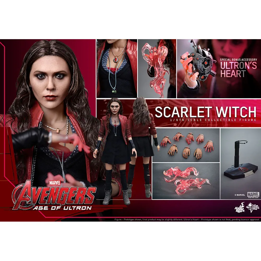 

Hot Toys 1/6 MMS301 Scarlet Witch Avengers Age Of Ultron Original Collectible Action Figure Anime Model Toys