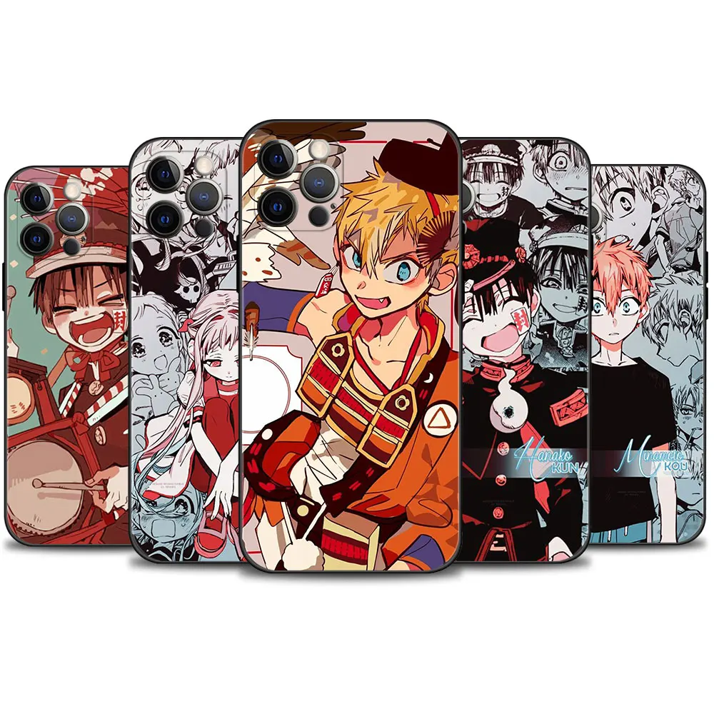 

Phone Case For iPhone 14 13 12 11 Pro Max XR X SE2022 XS Max 13 12 Mini 7 8 6 Plus Smartphone Cover Ground bound boy Hanako kun