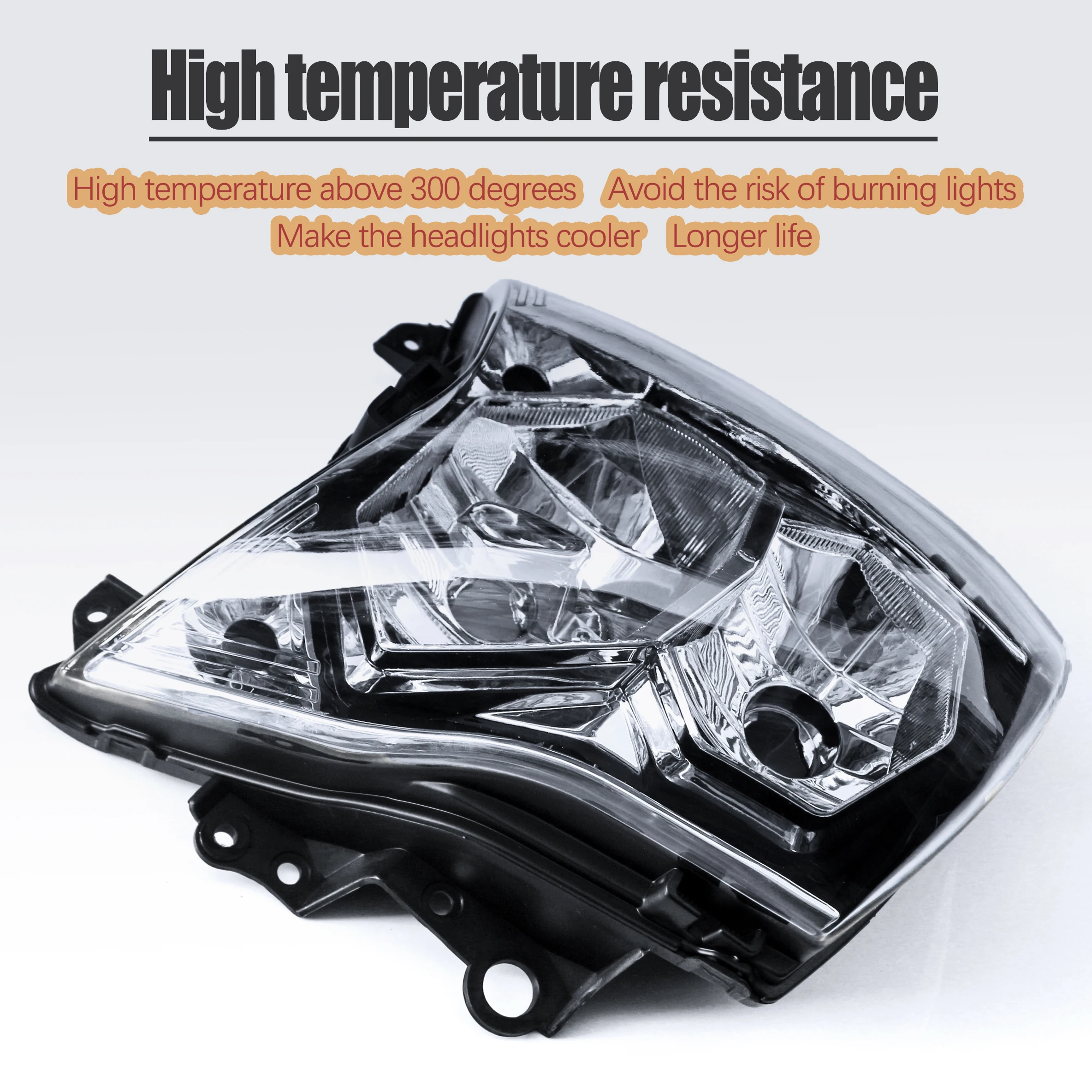 Передняя фара в сборе для мотоцикла подходит моделей 2012 - 2016 Kawasaki ER650 ER-6N ER6N Ninja 650