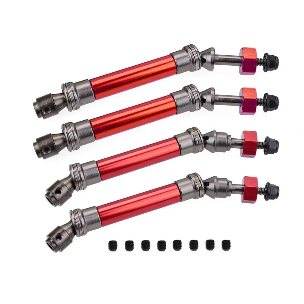

Front & Rear Drive Shaft CVD Transmission Axle High-grade metal RC Truck Drive Shaft for Traxxas Slash 4X4 1/10 RC Truck